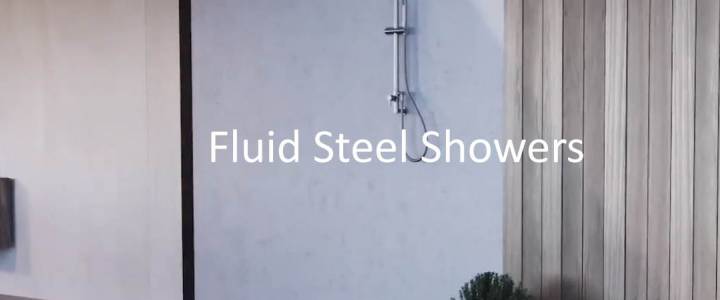 Fluid Steel Showers